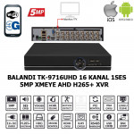 TK-9816 UHD 16 KANAL 2SES 5MP XMEYE 