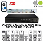 TK-9832UHD 32CH 16SES 5MP XMEYE 