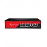 3DCOOL 4 PORT FULL GIGABIT POE SWITCH 4+2